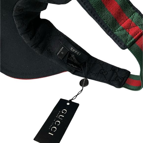 Gucci GG canvas visor with Web stripe - Picture 3 of 3